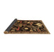 Sideview of Animal Brown Traditional Rug, tr4238brn