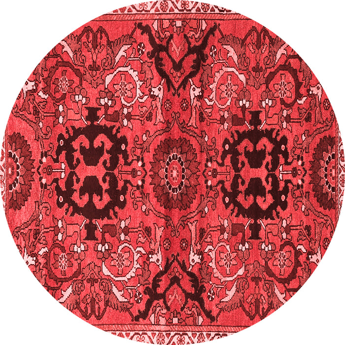 Machine Washable Persian Red Traditional Rug, wshtr4239red