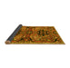 Sideview of Persian Yellow Traditional Rug, tr4239yw