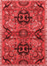 Persian Red Traditional Area Rugs