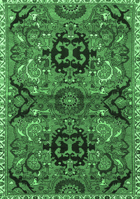 Persian Emerald Green Traditional Rug, tr4239emgrn