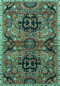 Persian Turquoise Traditional Rug, tr4239turq