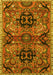 Persian Yellow Traditional Rug, tr4239yw