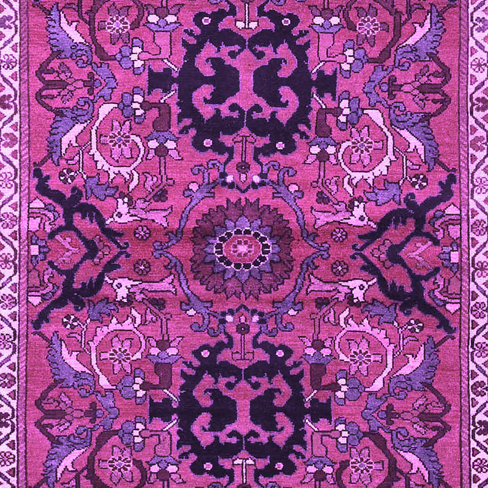 Machine Washable Persian Purple Traditional Area Rugs, wshtr4239pur