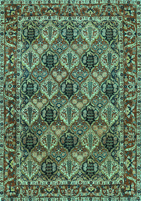 Persian Turquoise Traditional Rug, tr423turq
