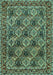 Persian Turquoise Traditional Rug, tr423turq