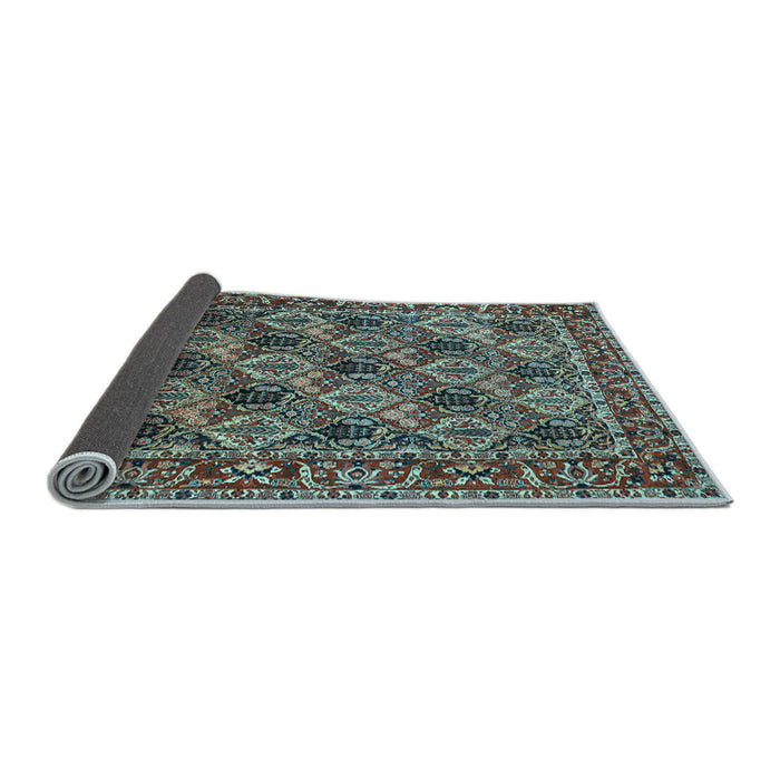 Sideview of Persian Light Blue Traditional Rug, tr423lblu