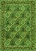 Persian Green Traditional Rug, tr423grn