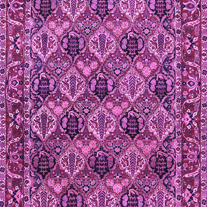 Machine Washable Persian Purple Traditional Area Rugs, wshtr423pur