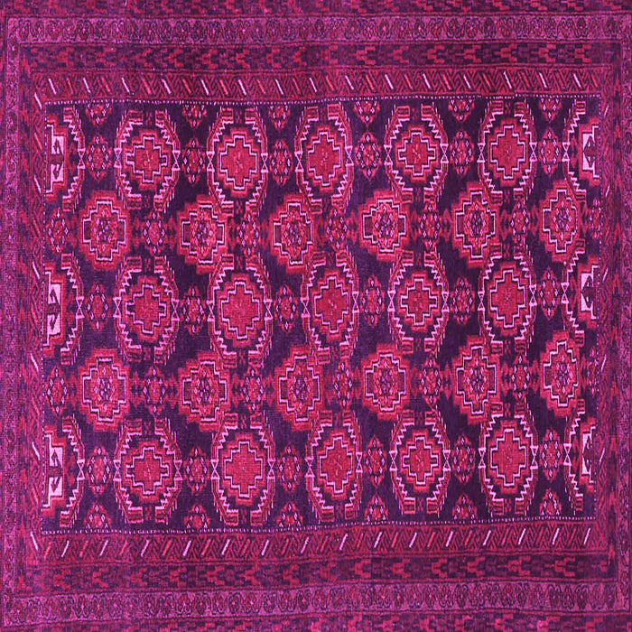 Square Machine Washable Persian Pink Traditional Rug, wshtr4240pnk
