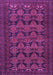 Machine Washable Persian Purple Traditional Area Rugs, wshtr4240pur