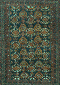 Persian Turquoise Traditional Rug, tr4240turq