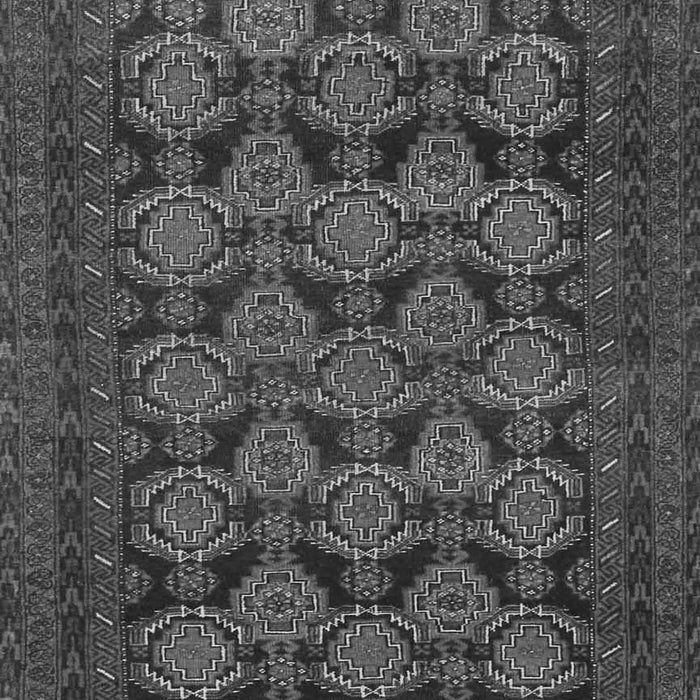 Serging Thickness of Machine Washable Persian Gray Traditional Rug, wshtr4240gry