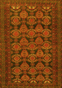 Persian Yellow Traditional Rug, tr4240yw