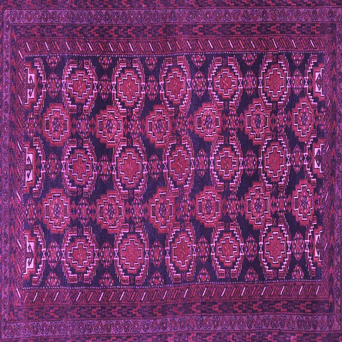 Square Machine Washable Persian Purple Traditional Area Rugs, wshtr4240pur