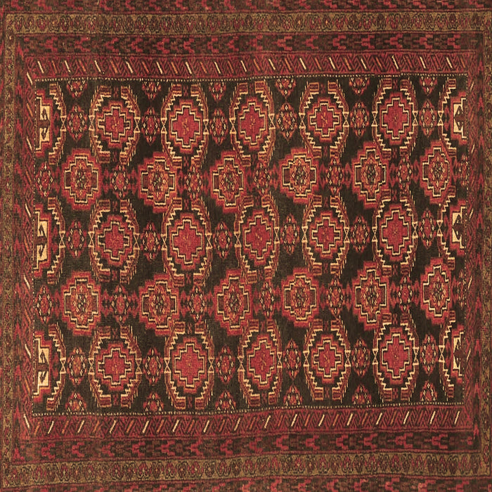Square Persian Brown Traditional Rug, tr4240brn