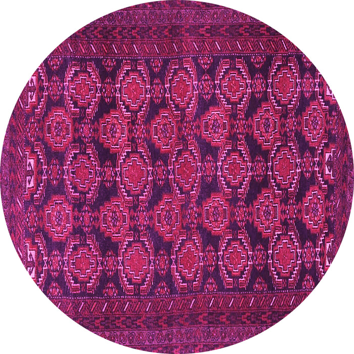 Round Persian Pink Traditional Rug, tr4240pnk
