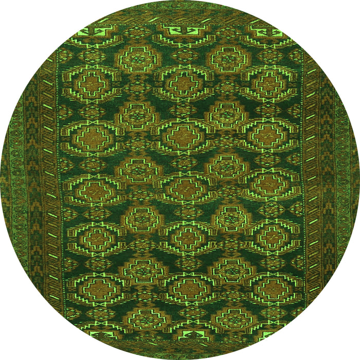 Machine Washable Persian Green Traditional Area Rugs, wshtr4240grn