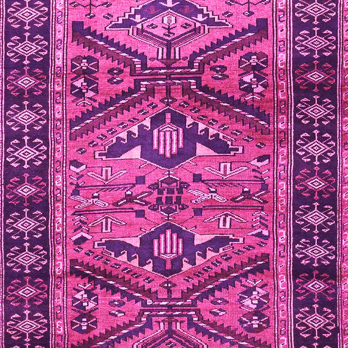 Machine Washable Persian Pink Traditional Rug, wshtr4241pnk