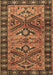 Machine Washable Persian Brown Traditional Rug, wshtr4241brn