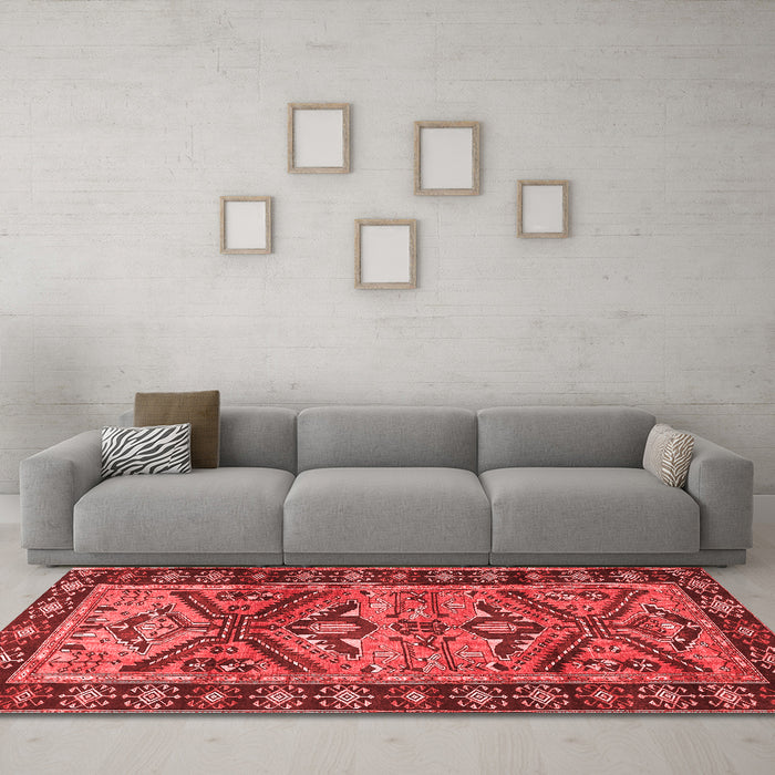 Traditional Red Washable Rugs