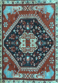 Persian Light Blue Traditional Rug, tr4242lblu