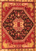 Serging Thickness of Machine Washable Persian Orange Traditional Area Rugs, wshtr4242org