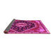 Sideview of Persian Pink Traditional Rug, tr4242pnk