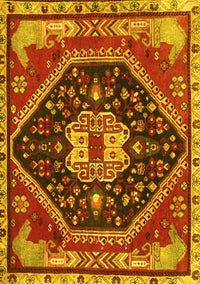 Persian Yellow Traditional Rug, tr4242yw