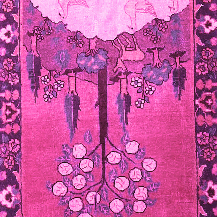 Animal Pink Traditional Rug, tr4243pnk
