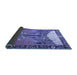 Sideview of Animal Blue Traditional Rug, tr4243blu