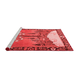 Traditional Red Washable Rugs