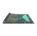 Sideview of Animal Light Blue Traditional Rug, tr4243lblu