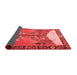 Animal Red Traditional Area Rugs