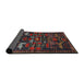 Sideview of Traditional Brown Animal Rug, tr4244