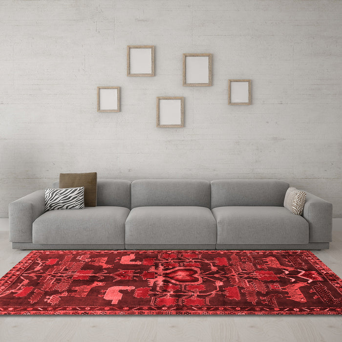 Traditional Red Washable Rugs