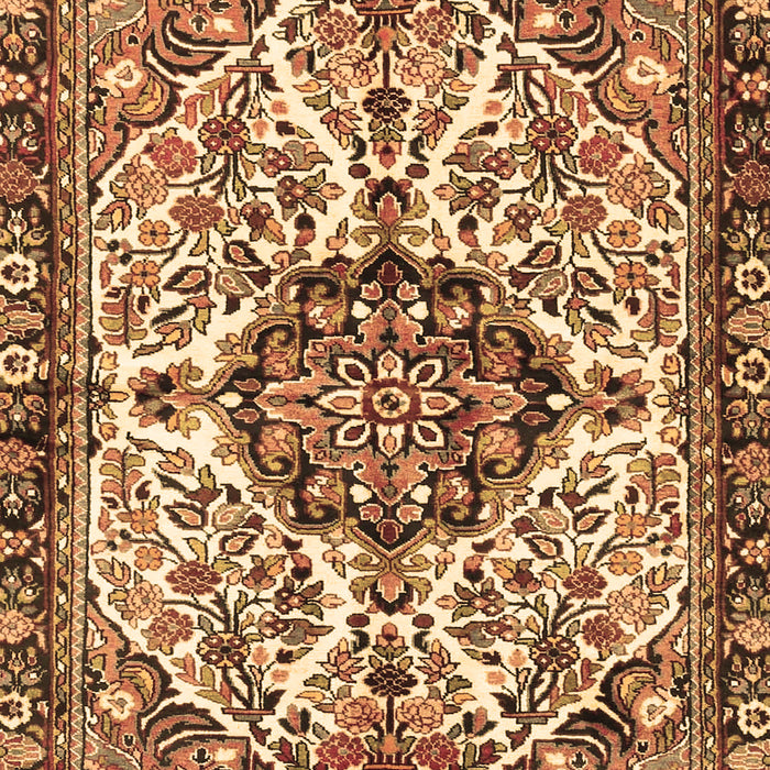 Machine Washable Persian Brown Traditional Rug, wshtr4245brn