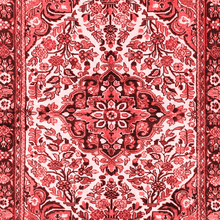 Machine Washable Persian Red Traditional Rug, wshtr4245red