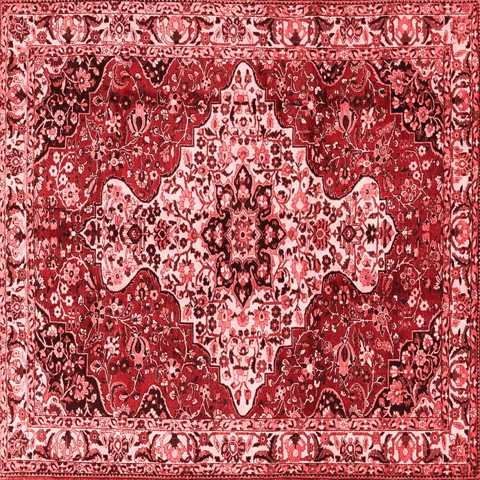 Machine Washable Persian Red Traditional Rug, wshtr4246red