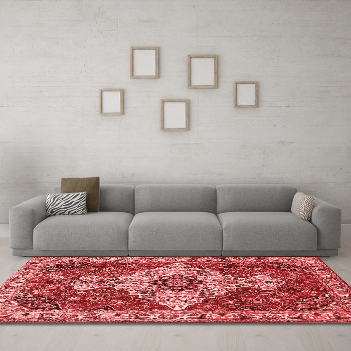 Traditional Red Washable Rugs