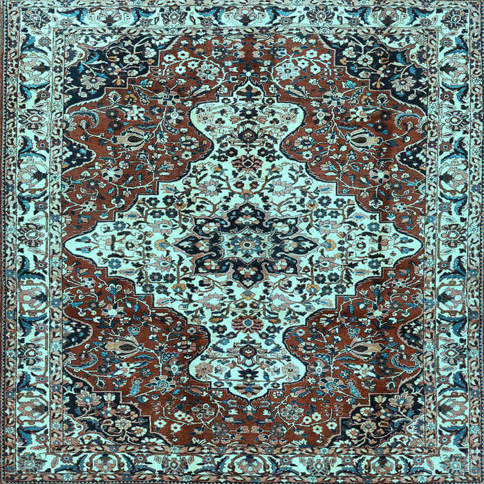 Square Persian Light Blue Traditional Rug, tr4246lblu