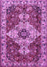 Machine Washable Persian Purple Traditional Area Rugs, wshtr4246pur