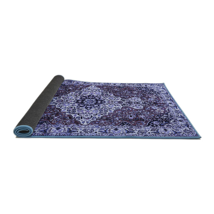 Sideview of Persian Blue Traditional Rug, tr4246blu
