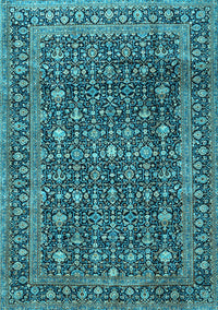 Persian Light Blue Traditional Rug, tr4247lblu