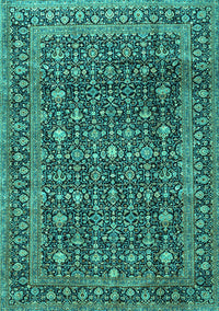 Persian Turquoise Traditional Rug, tr4247turq