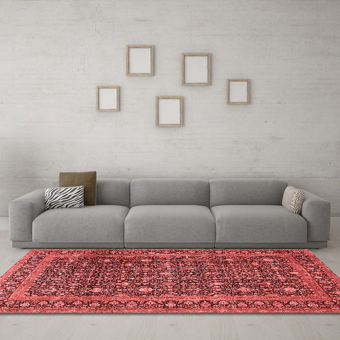 Traditional Red Washable Rugs