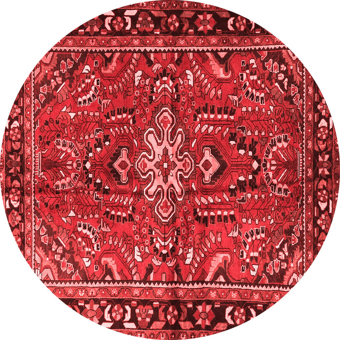 Machine Washable Persian Red Traditional Rug, wshtr4248red