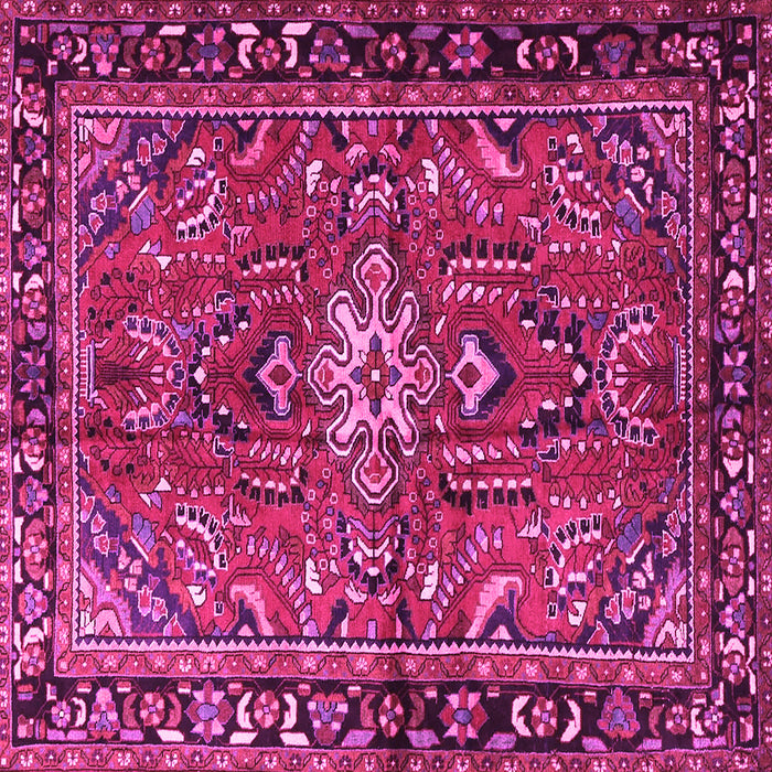Square Persian Pink Traditional Rug, tr4248pnk