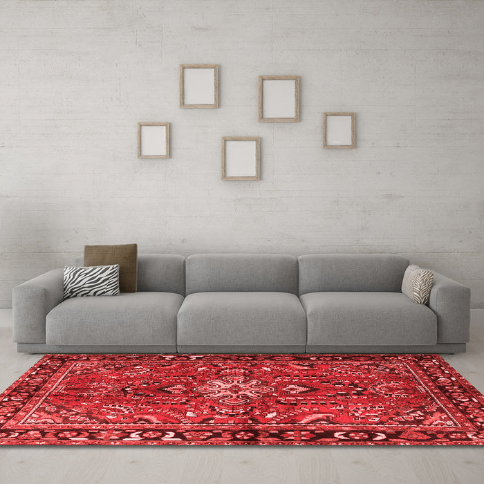 Traditional Red Washable Rugs