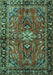 Persian Turquoise Traditional Rug, tr4248turq